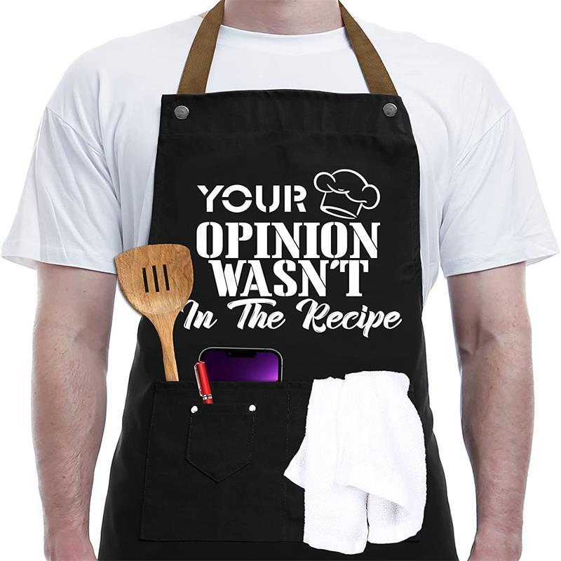 Apron Halter Contrast Color Men's Barbecue Overalls
