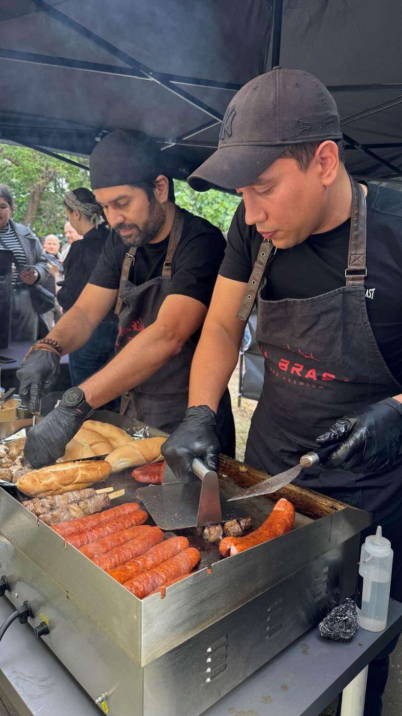 La Brasa grilling detail